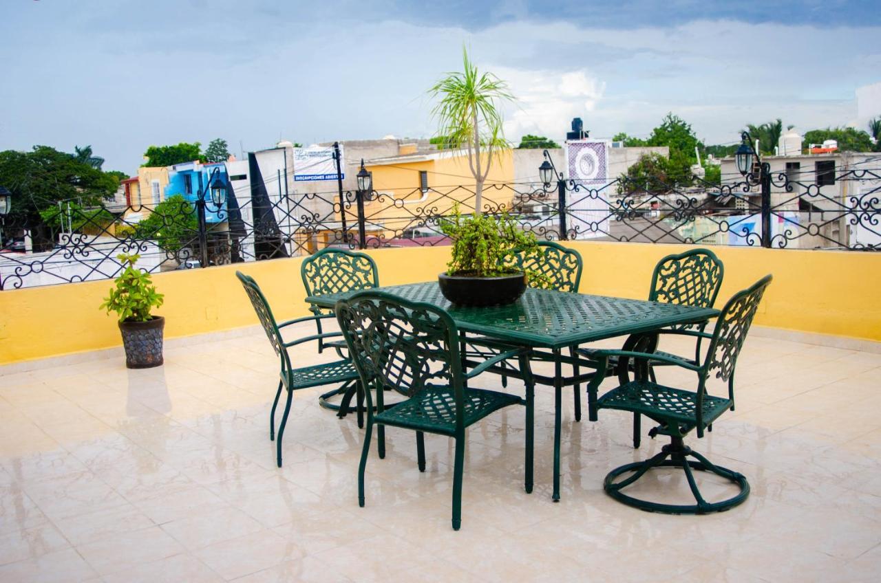 Hotel Villa Angeles แคมเปเช ภายนอก รูปภาพ
